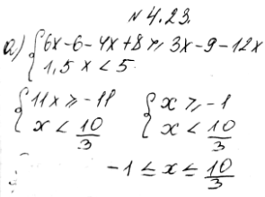 Изображение Упр.4.23 ГДЗ Мордкович 9 класс